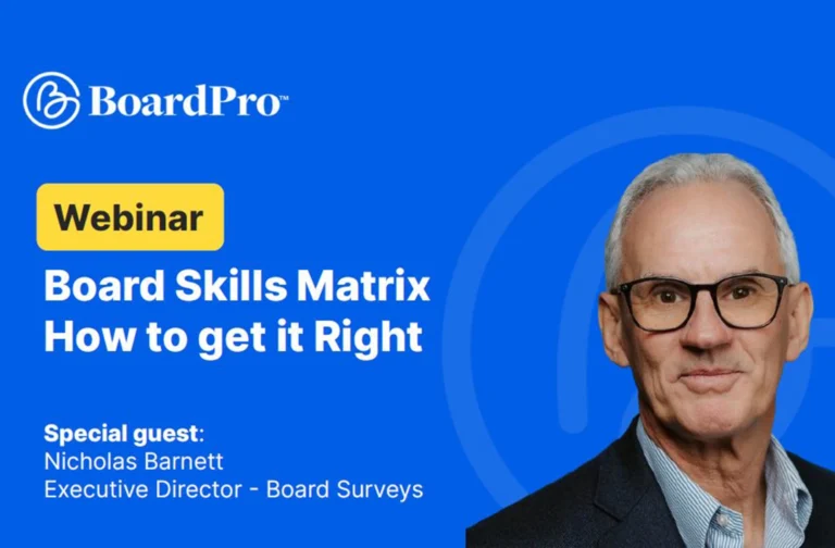 Board skills matrix how to get it right